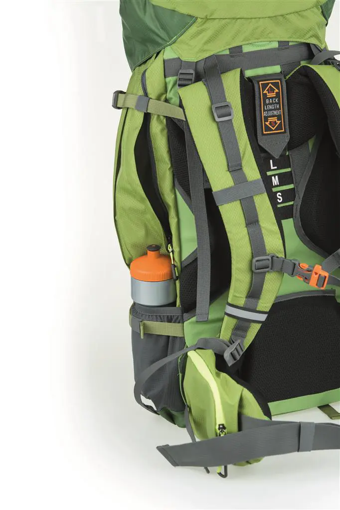 Rucksack Outdoor Pro 65 + Pro 15 grün