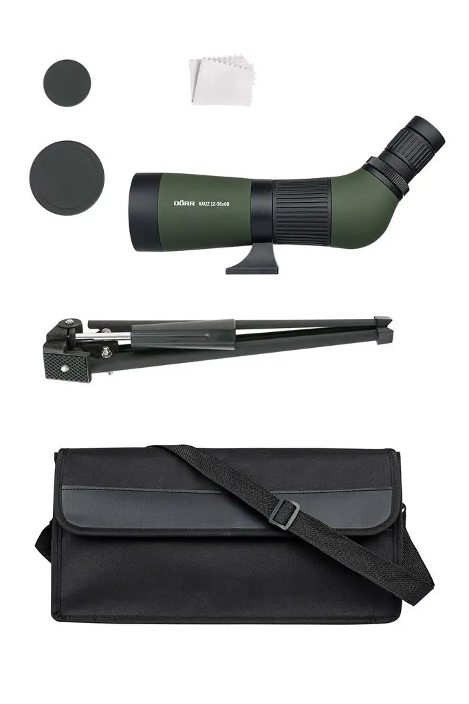 Dörr Zoomspektiv Kauz 12-36x60 mit Tischstativ
