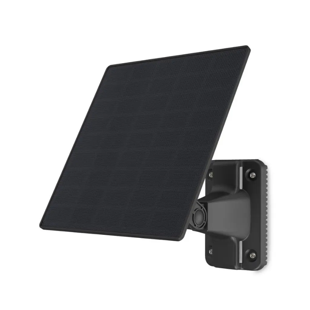HIKMICRO Solar Panel SP5000 für Wildkamera T16 in Schrägansicht mit Halterung