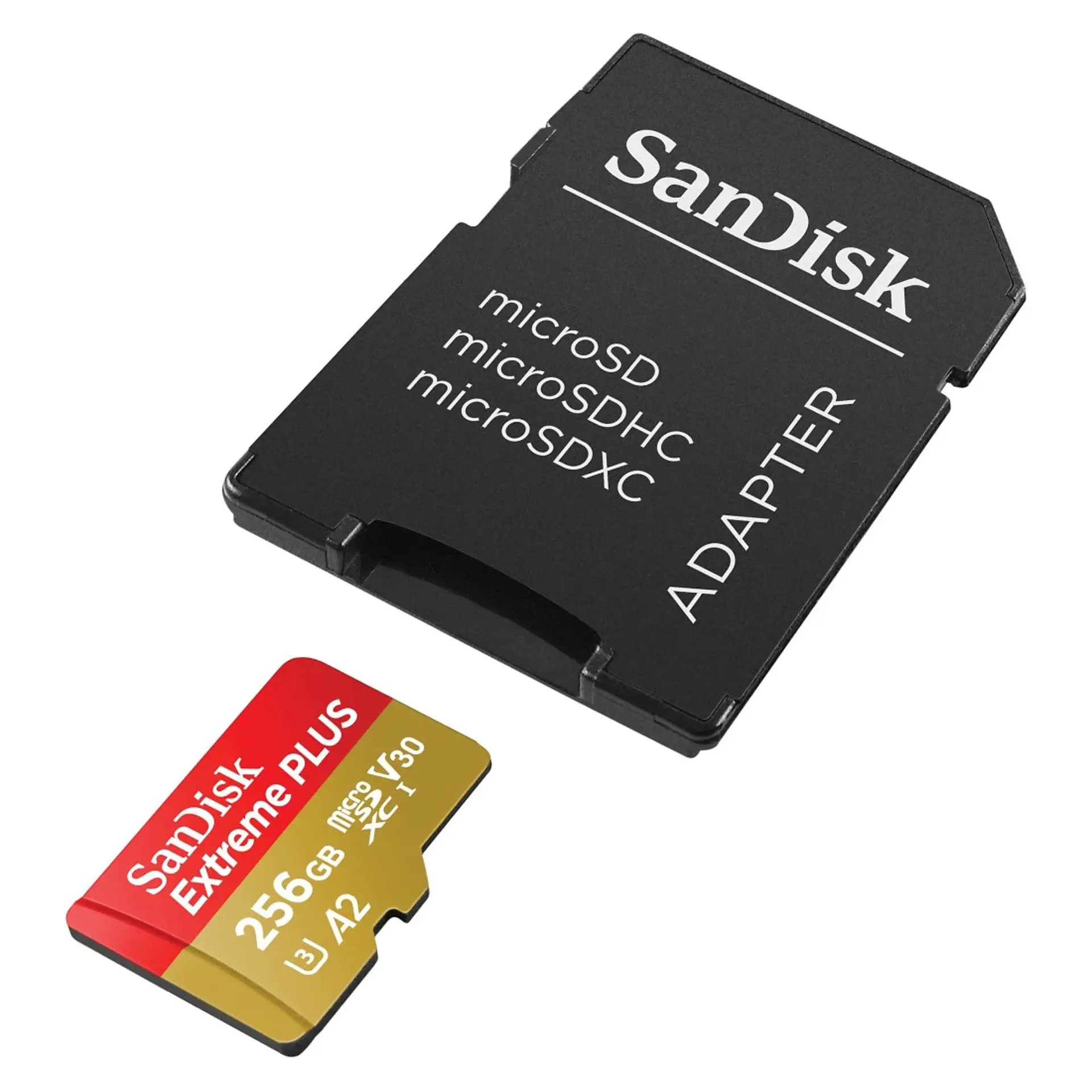 SanDisk microSDXC 256GB Extreme A2 C10 V30 UHS-I U3